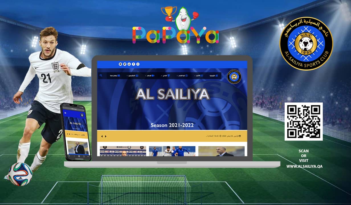 Al Sailiya Sports Website with Football Management System