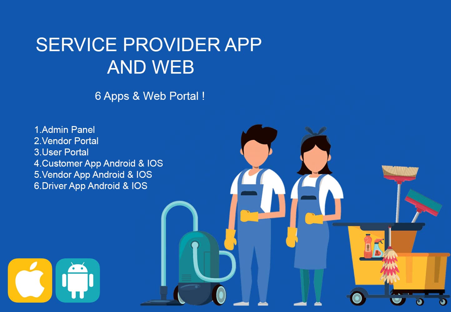 Service Provider App and Website