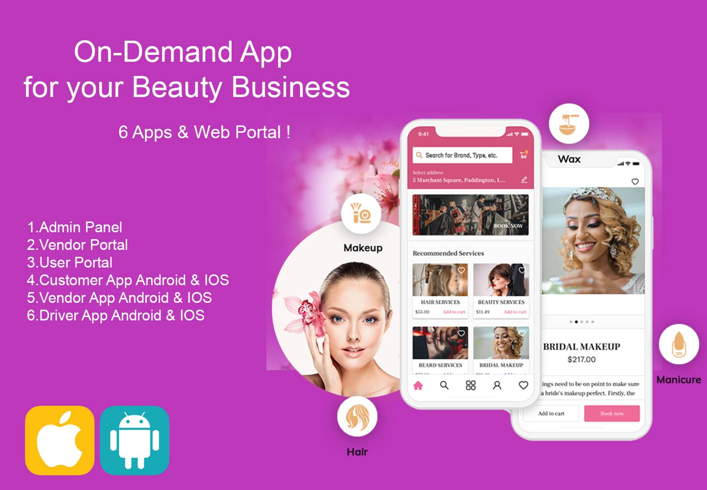 On-Demand App for your Beauty Business